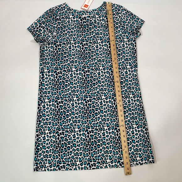 Jude Connally Ella Dress Size L NWT Mini Leopard Print - Picture 7 of 10